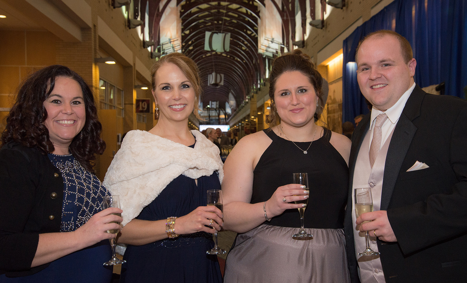 Julie Atchley, Meredith  Cate, Kasie and Michael Cox