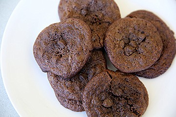 Chocolate chip cookies made with crickets as one of the ingredients are photographed at the Chattanooga Times Free Press in Chattanooga, Tenn., on Wednesday, April 12, 2018.