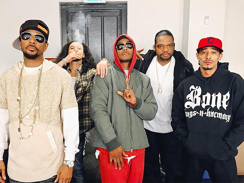 Bone Thugs-N-Harmony, featuring Krayzie Bone, Bizzy Bone, Flesh-n-Bone, Wish Bone and Layzie Bone, will perform along with Nelly tonight at AT&T Field.
