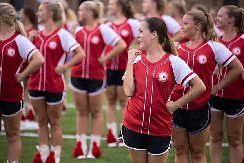 Katie Beth Carter, front right, was a cheerleader, dancer, avid lover of God and friend to all, said her father, Jason Carter. A movie about her life is planned to highlight those passions. (Contributed photo)