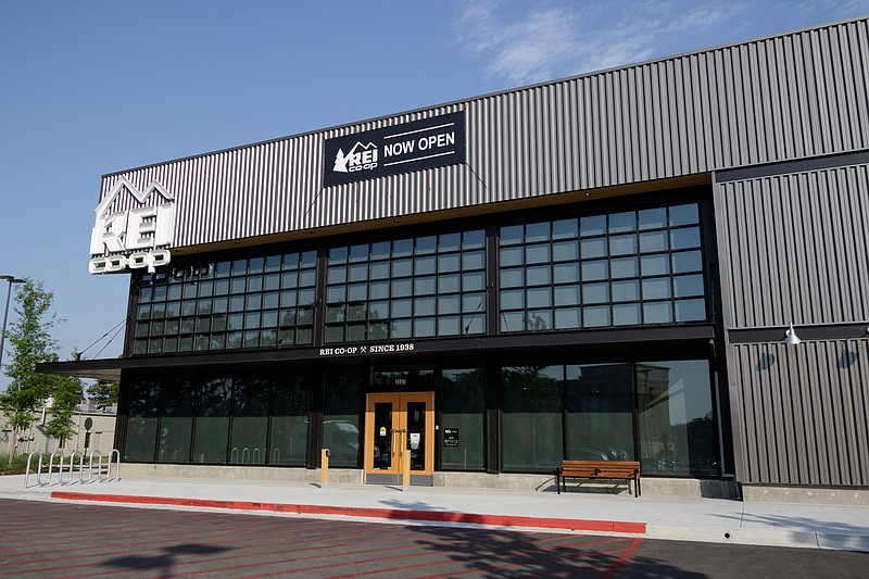 The new REI store in the Waterside shopping center on Friday, May 11, 2018, in Chattanooga, Tenn.
