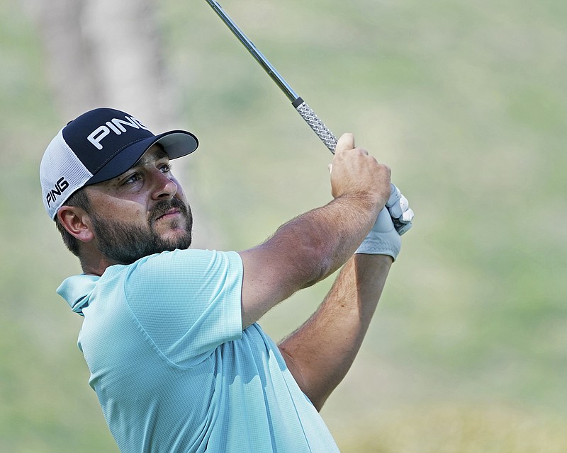 Chattanooga's Stephan Jaeger, shown at January's Sony Open in Honolulu, was part of a big crowd who took advantage of good scoring conditions Thursday in the first round of the Mayakoba Golf Classic in Playa del Carmen, Mexico.