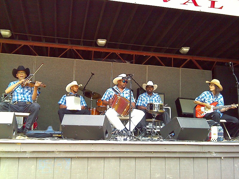 Jeffery Broussard & The Creole Cowboys take the Nightfall stage in Miller Plaza on Friday.