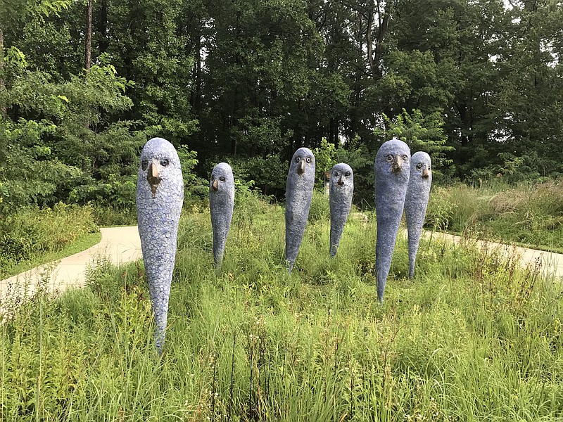 River Gallery, 400 E. Second St., will hold a reception Friday, May 18, from 6:30 to 8 p.m. celebrating the 25th anniversary of the Sculpture Garden in the Bluff View Art District. The reception in the garden will highlight the new exhibition of sculpture by Mark Chatterley, including "Birdzie," shown above. The exhibit will remain on view through June 2019. The artist will be present at the reception to greet guests and answer questions about his work process. For more information: 423-265-5033, ext. 5.
