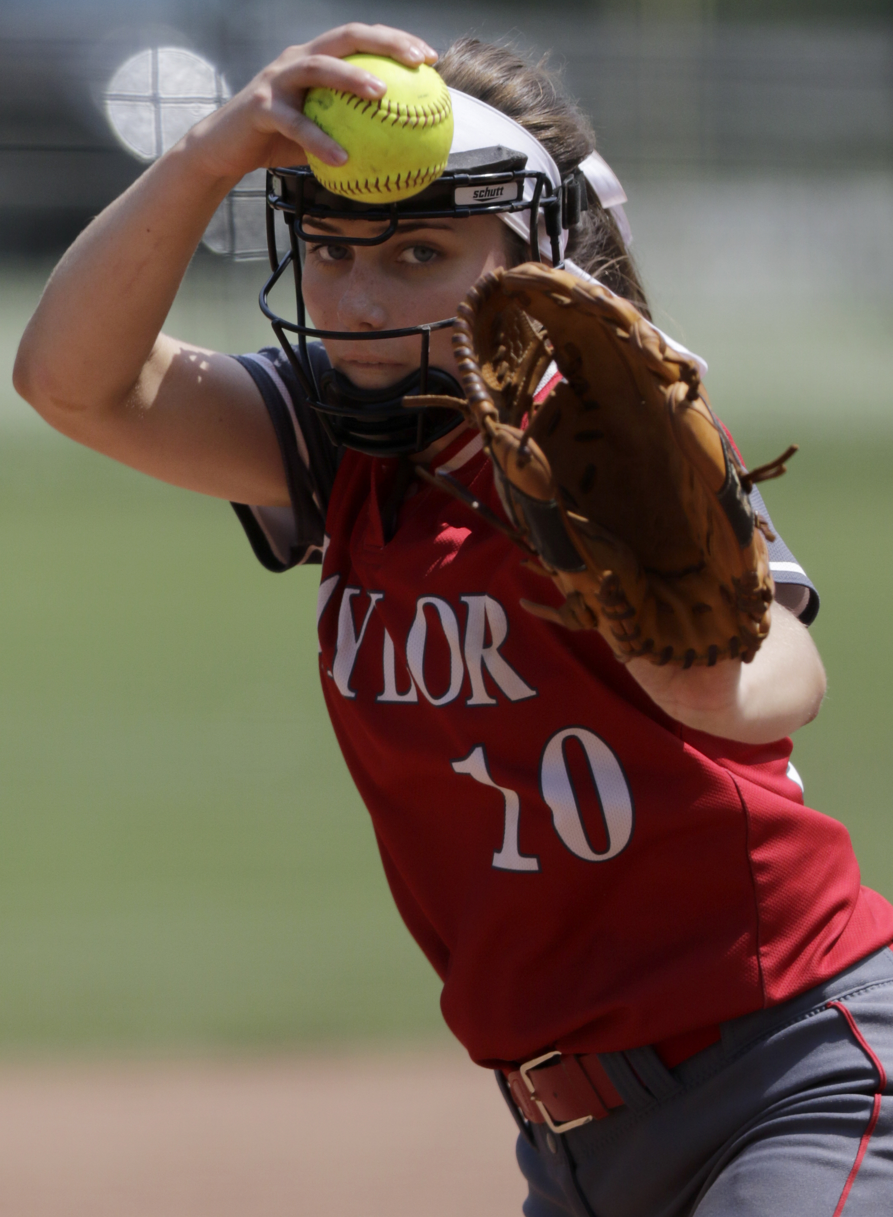 Baylor's Ace Sellers pitches against St. Agnes during the first game of the Division II-AA state quarterfinals at Baylor School on Tuesday, May 15, 2018 in Chattanooga, Tenn.