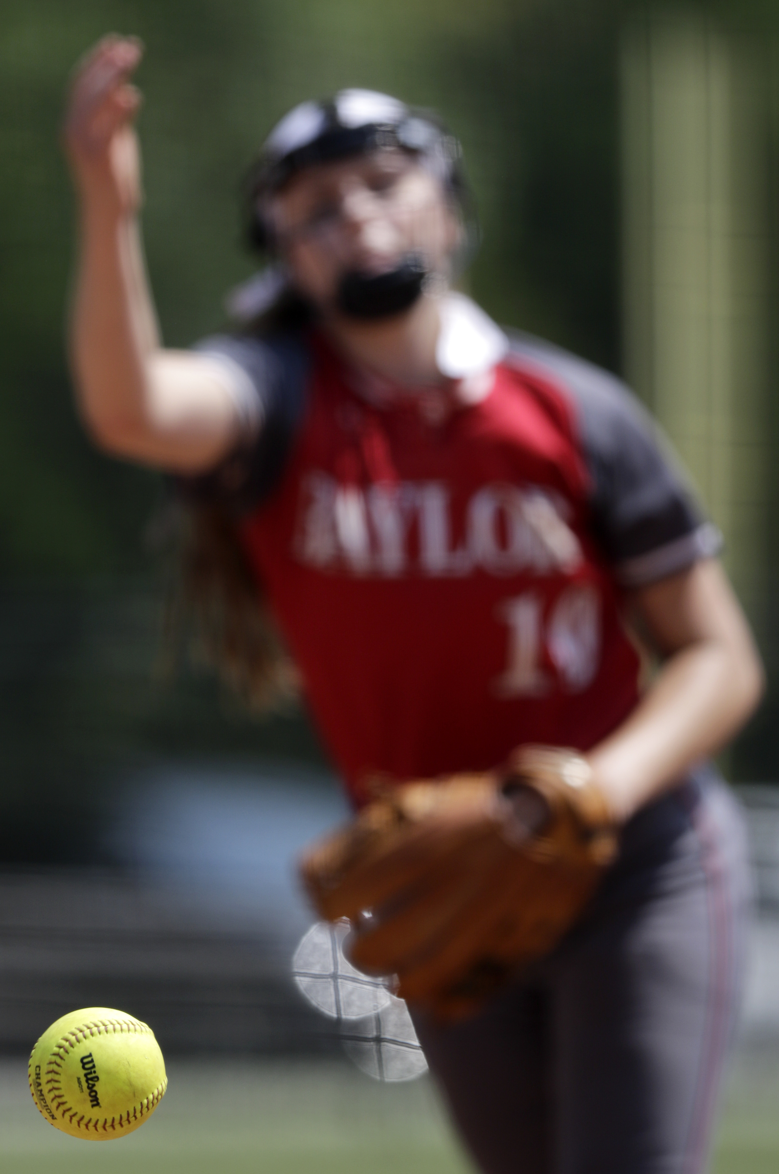 Baylor's Ace Sellers pitches against St. Agnes during the first game of the Division II-AA state quarterfinals at Baylor School on Tuesday, May 15, 2018 in Chattanooga, Tenn.