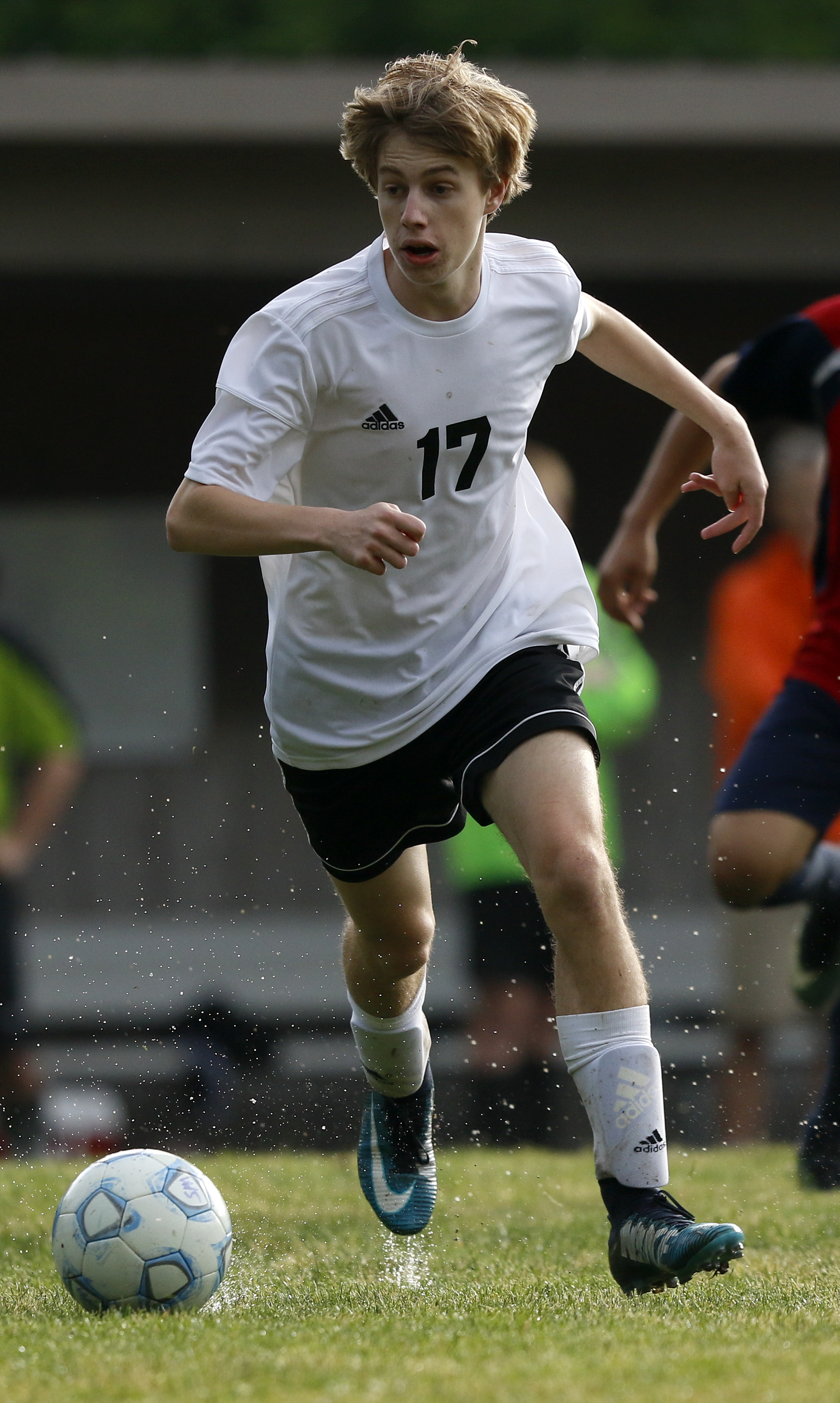 Signal Mountain's Jack Poss plays the ball against RePublic at Signal Mountain Middle/High School on Sunday, May 20, 2018 in Signal Mountain, Tenn.