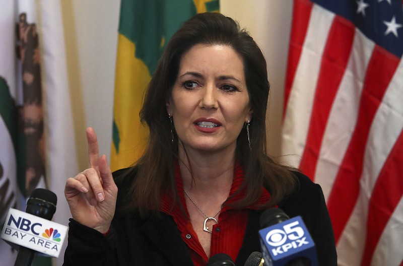 U.S. Rep. Steve King, R-Iowa, has introduced a bill named the Mayor Libby Schaaf Act, named for the pictured Oakland mayor, who tipped off illegal immigrants earlier this year ahead of a raid by U.S. Immigrations and Customs Enforcement agents.
