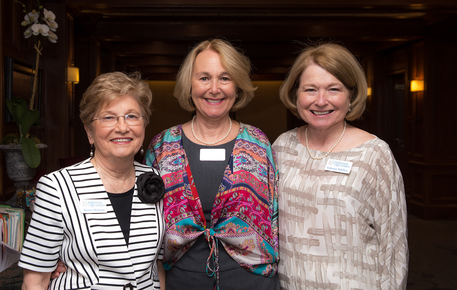 Bette Malone, Patricia Daniel and Gloria Miller