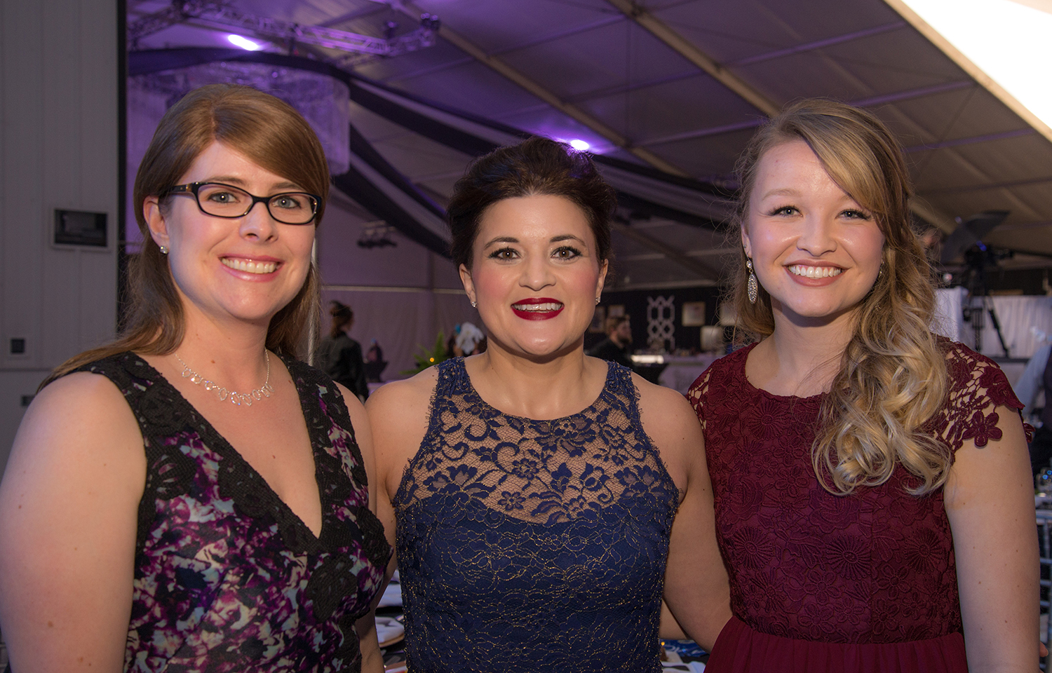 Nicole Kennedy, Rebecca Brinkley and Alyssa Cooper