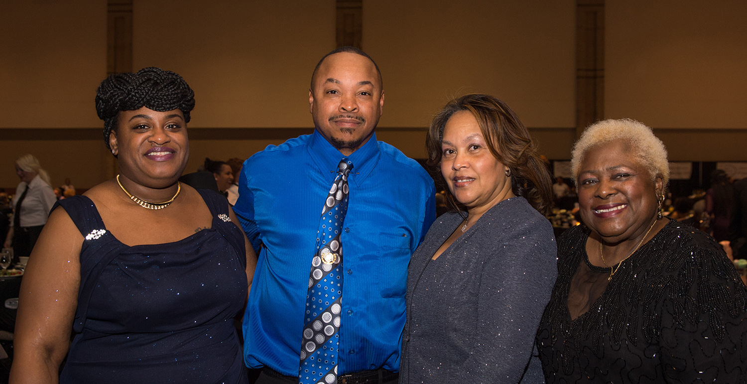 Candace Hardwick, Patrick Carter, Verrita King and Ollie Forte