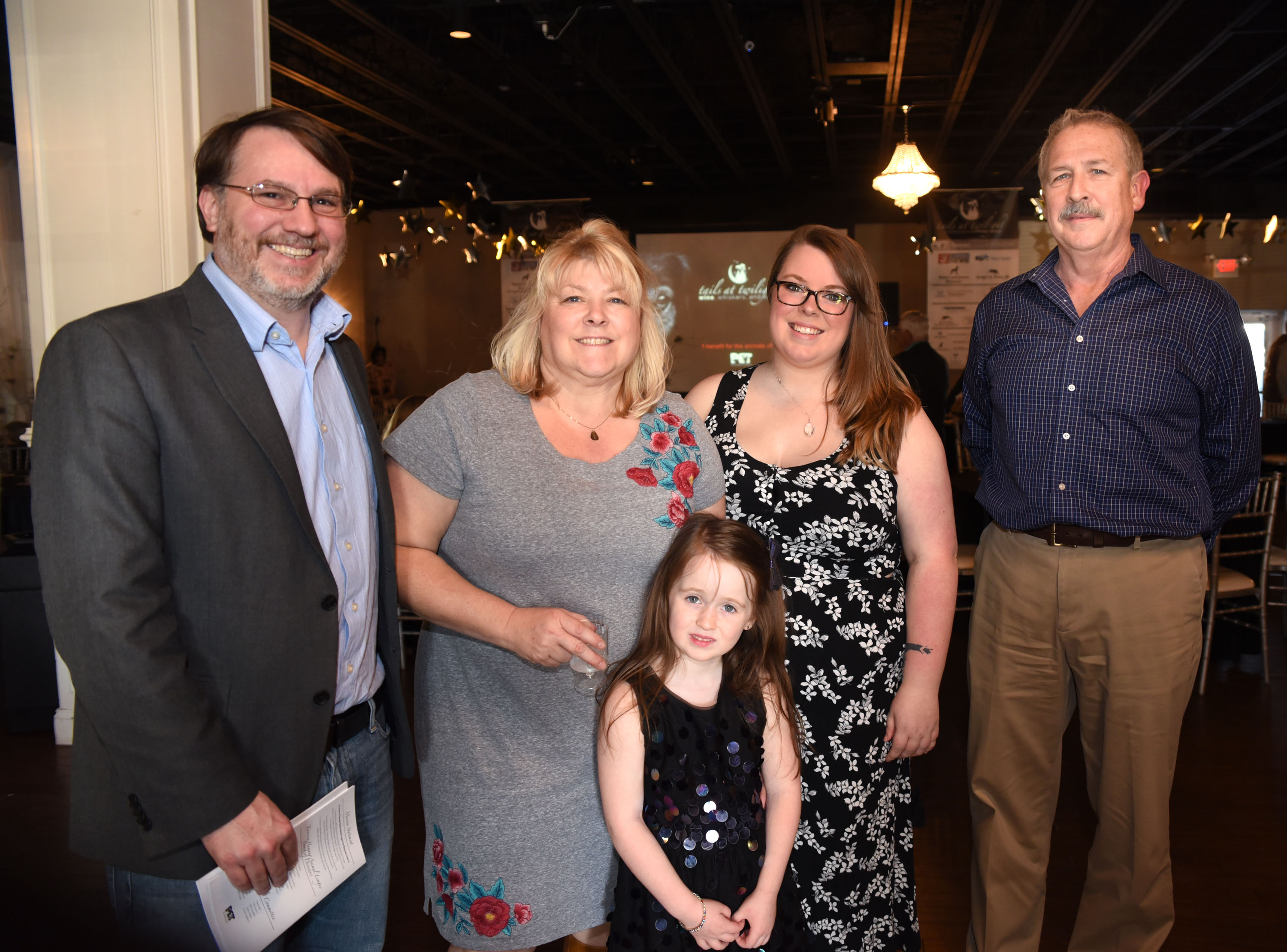 Shane Sexton, Lisa Miller, Sophie Wagner (child), Emma Wagner and Cliff Dillingham