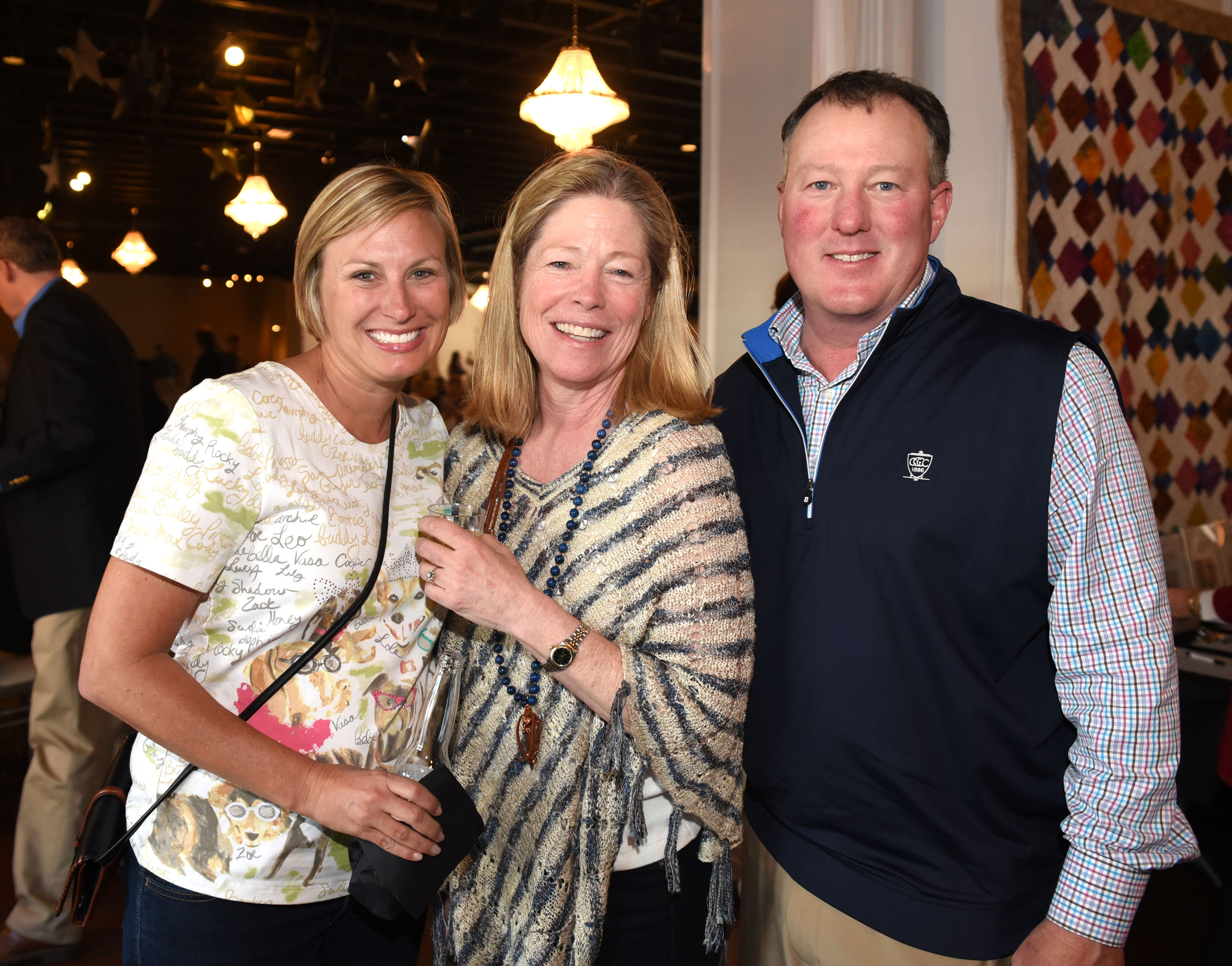 Cathie Beene, Lea Mabe and Bruce Etter
