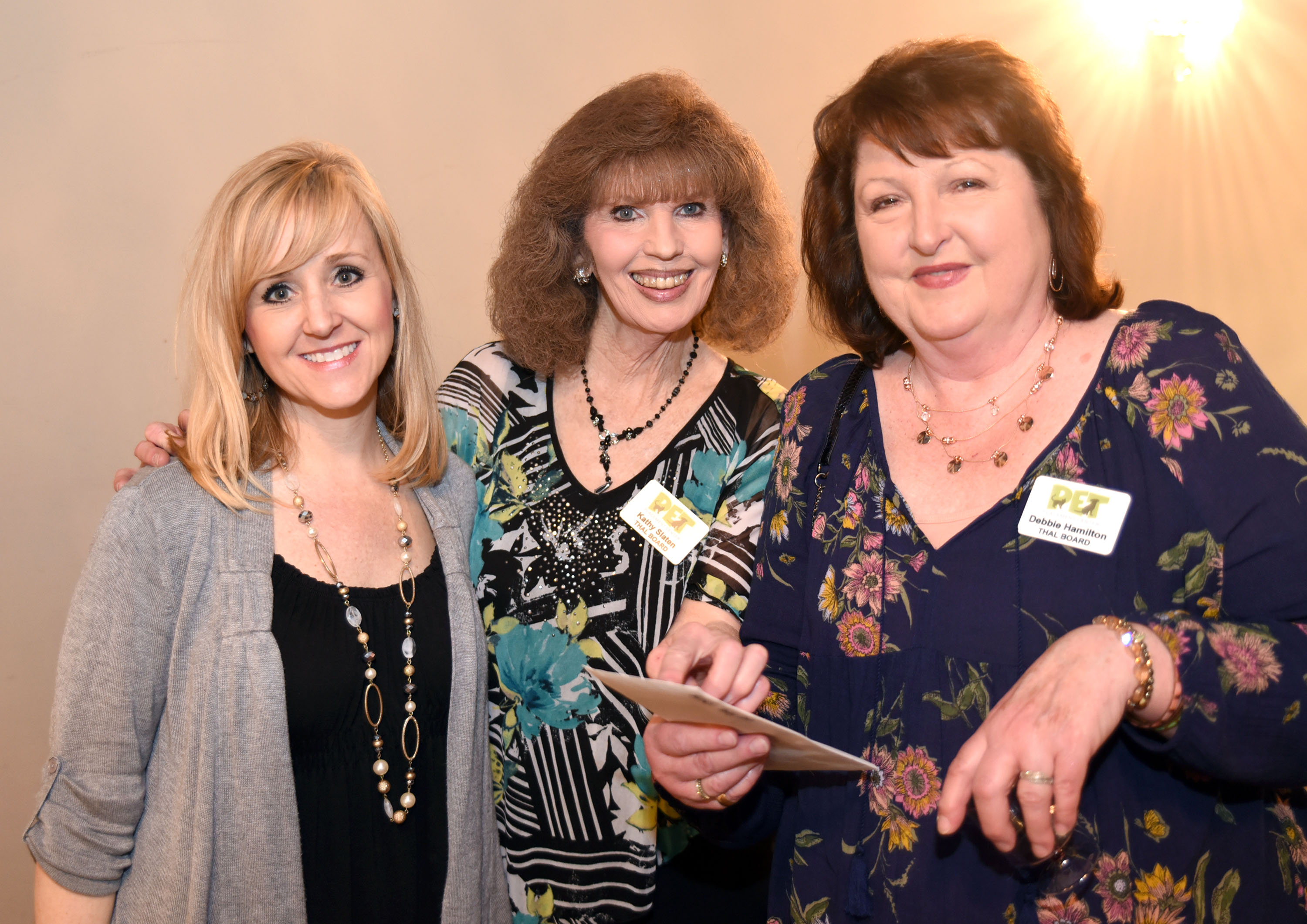 Sherry Teas, Kathy Slaten and Debbie Hamilton