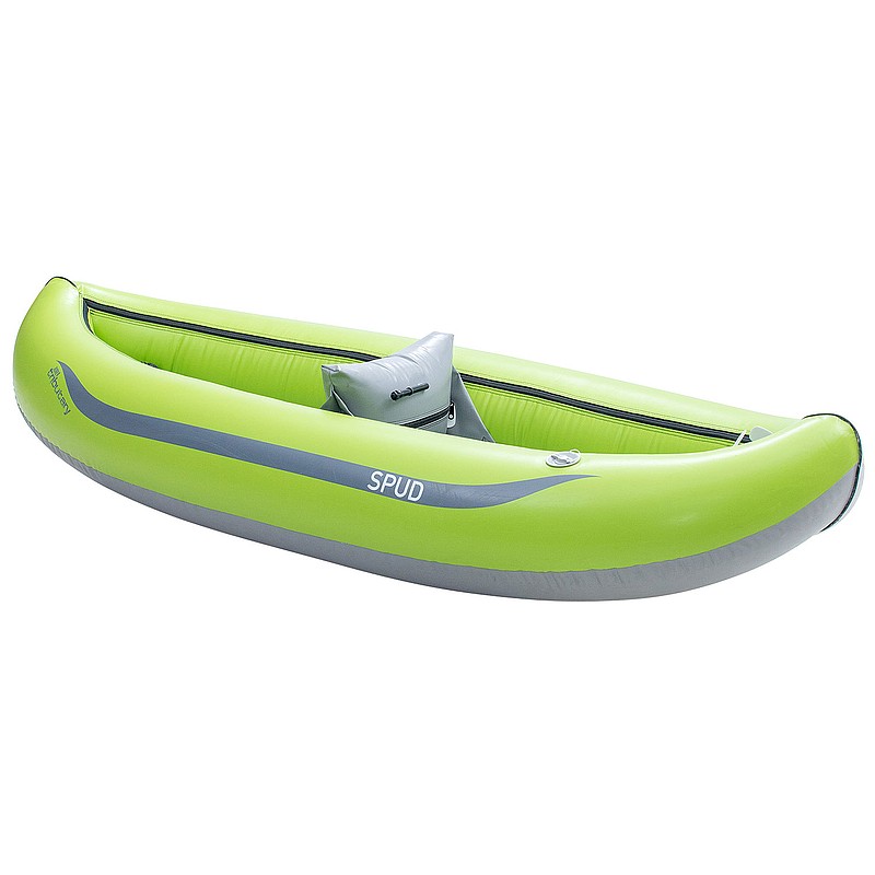 AIRE Tributary Spud Inflatable Kayak in Lime color