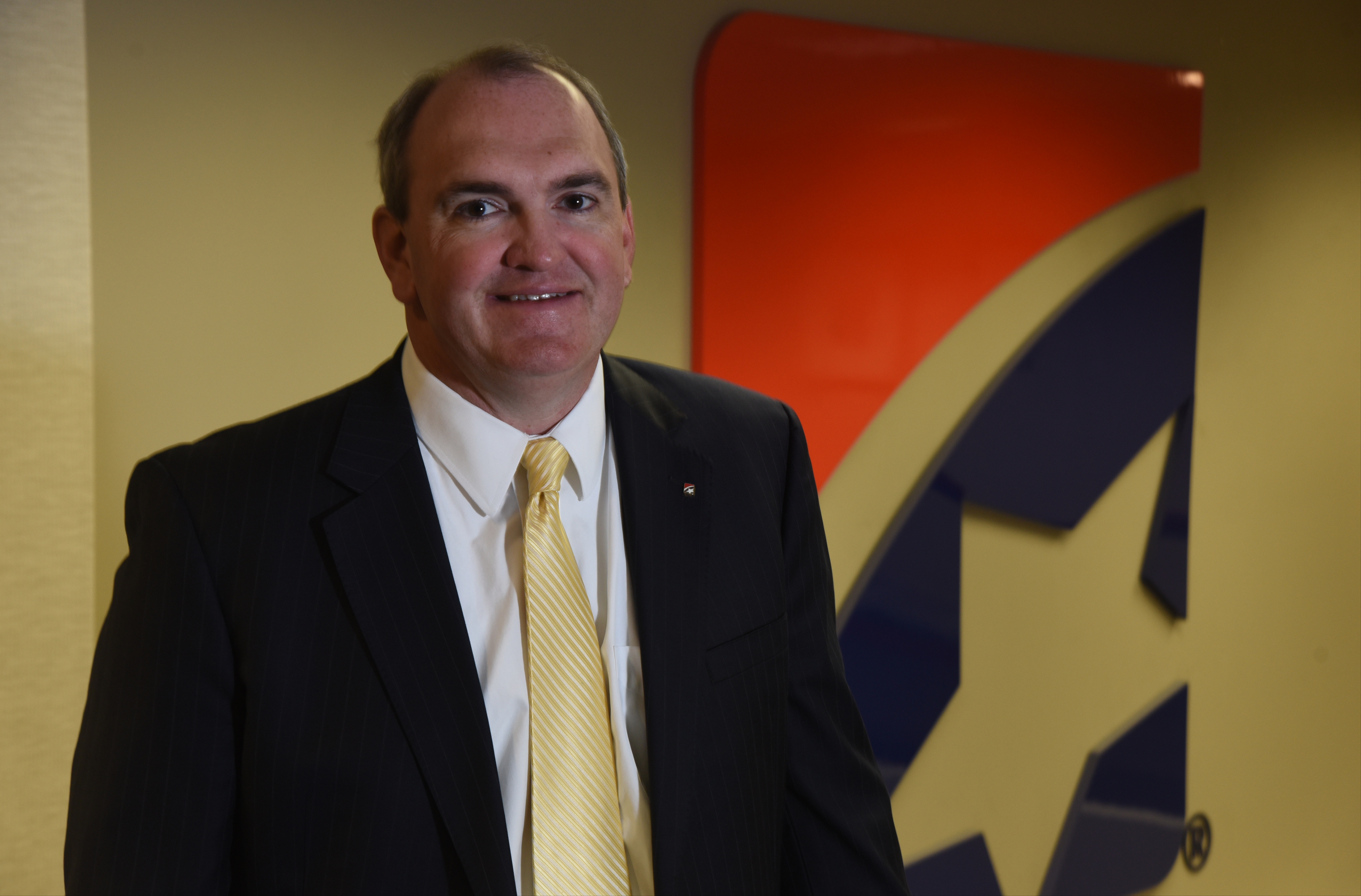Market President Jeff Jackson stands Monday, March 7, 2016 in the First Tennessee Bank building.