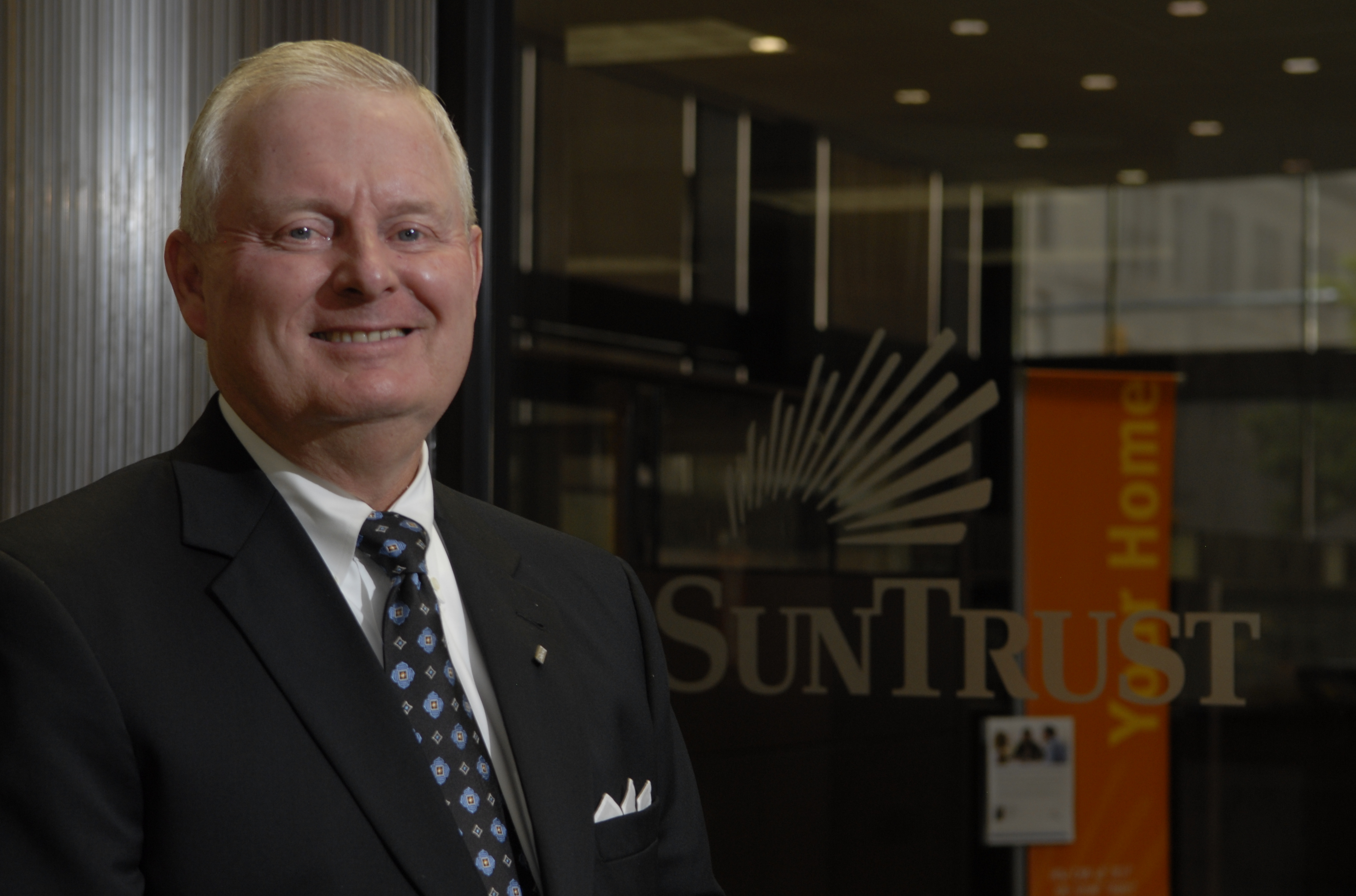 Photographed at SunTrust's main branch in downtown Chattanooga, Jim Vaughn is Chattanooga market president and leader of the commercial banking team at the bank.