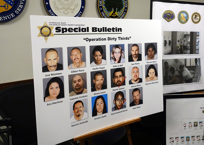 Leaders of the notorious Mexican Mafia "gang of gangs" were charged Wednesday with running a government-like operation to control drug trafficking from inside Los Angeles County jails that included ordering violence against those who didn't obey.