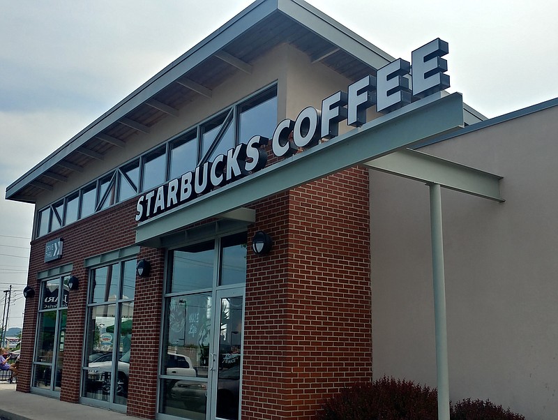The Starbucks location at 1951 Gunbarrel Road is one of the four Chattanooga locations that will close for a "racial bias education" and training for employees after an incident at a Philidelphia Starbucks in April when two black men were arrested and accused of trespassing by a store employee. The stores will close for the afternoon on Tuesday, May 29, according to company officials. (Staff photo by Allison Shirk)