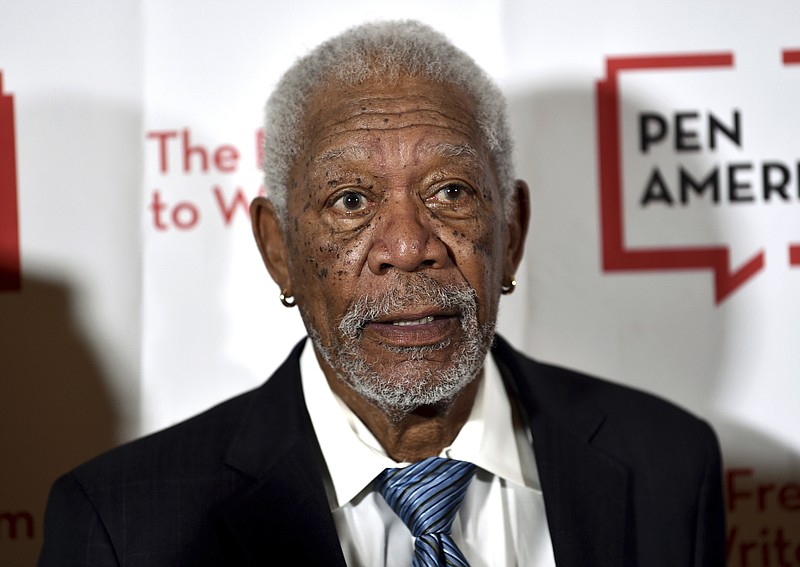 FILE - In this May 22, 2018 file photo, actor Morgan Freeman attends the 2018 PEN Literary Gala in New York. 