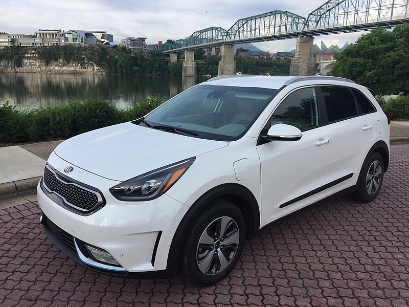 The Kia Niro plug-in Hybrid is a gas-sipping hatchback.