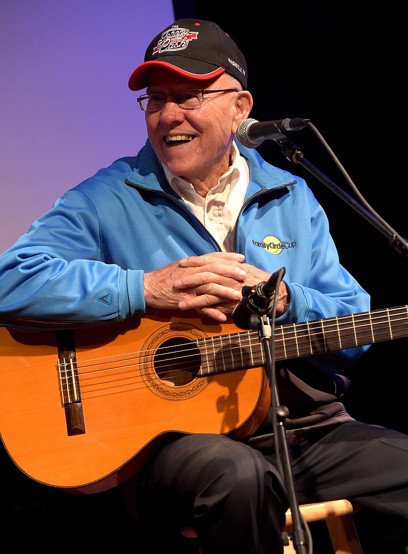 Songwriter Billy Edd Wheeler performs in the Poets & Prophets Series at the Country Music Hall of Fame and Museum on Oct. 18, 2014, in Nashville. (Photo by Rick Diamond / Getty Images for Country Music Hall Of Fame and Museum)