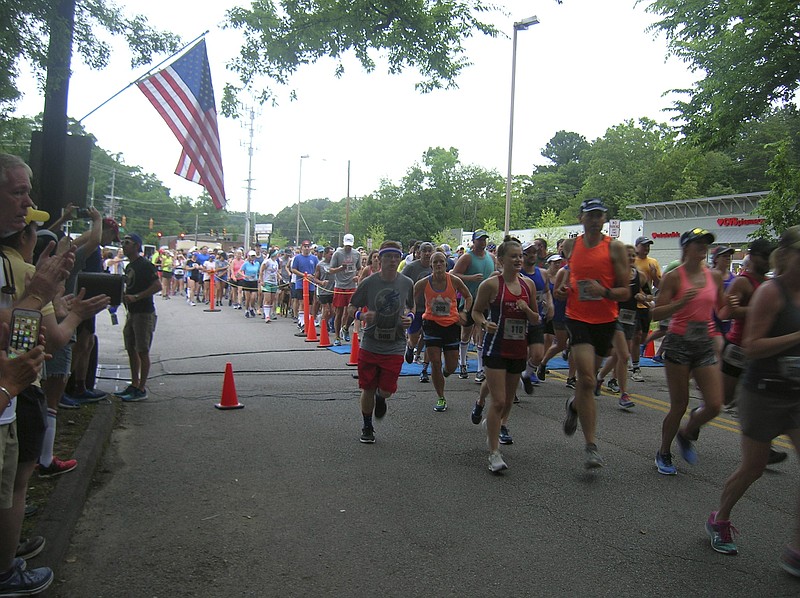 More than 600 runners competed in the 2018 Chattanooga Chase 8K race on Memorial Day.