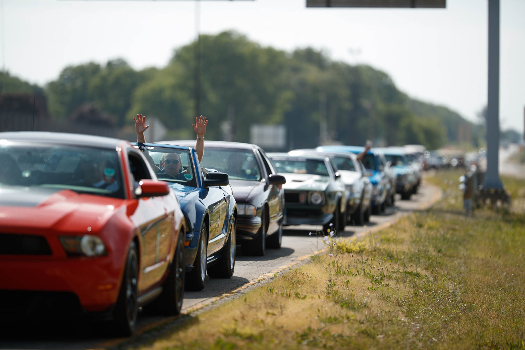Participants in the HOT ROD Power Tour.