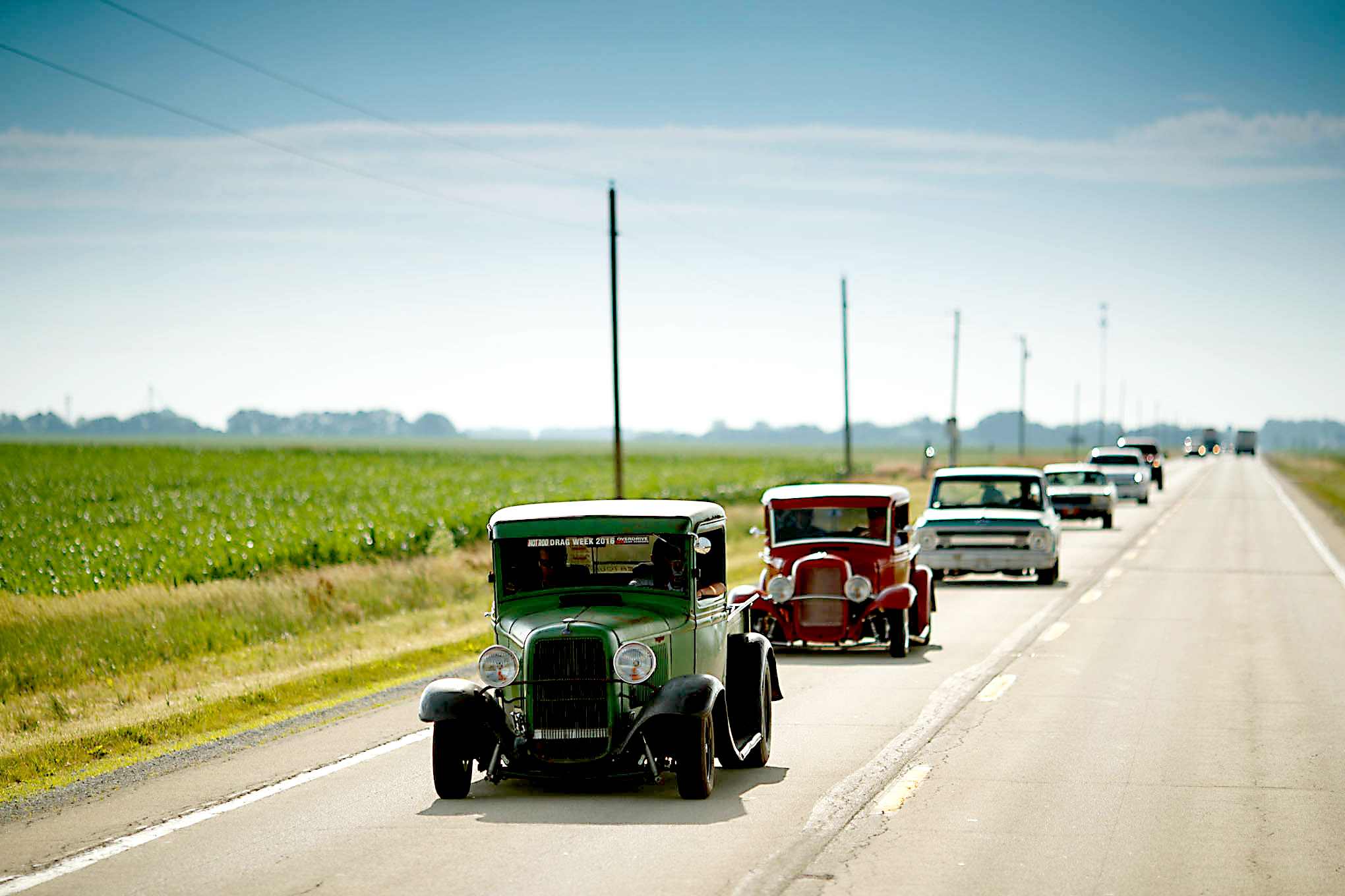 The route for the HOT ROD Power Tour changes each year, but always strives for scenic country roads.