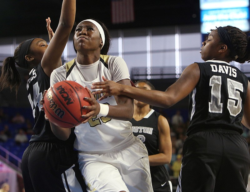 Bradley Central's Rhyne Howard, shown breaking loose for a shot in this year's Class AAA state tournament semifinals, has been selected for the 2018 USA U18 women's basketball team.