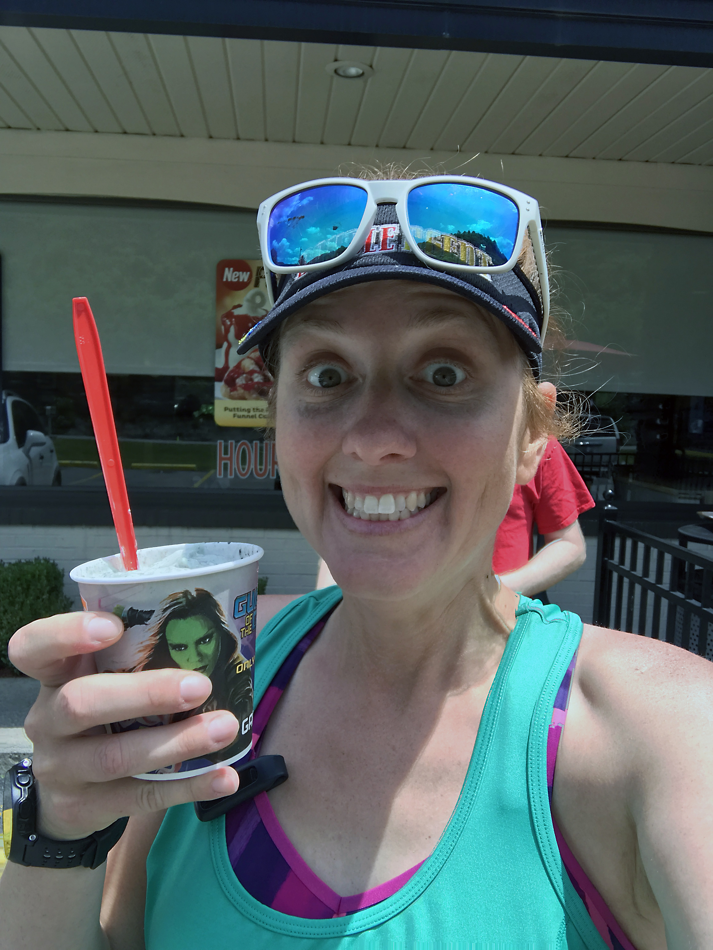 Hatfield McCoy. There's a Dairy Queen less than a mile before the finish line, and no, I'm not the only person who stopped there mid-race! Haha! It's tradition!