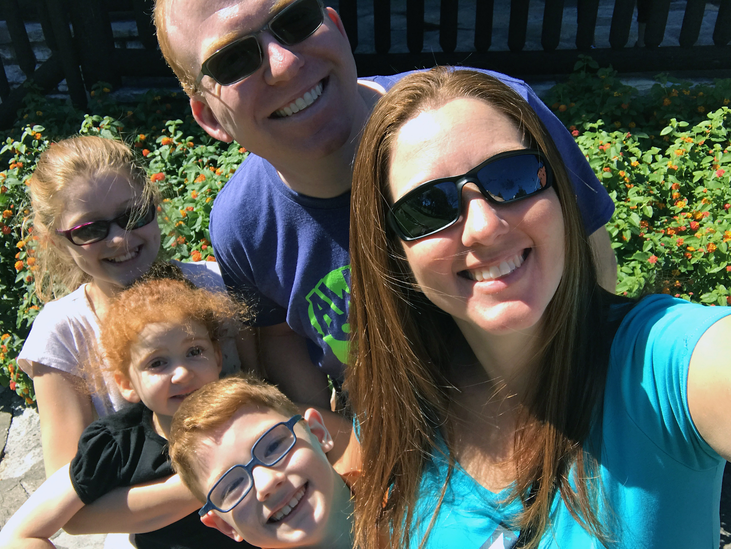 Whole family, after the Kentucky History Half