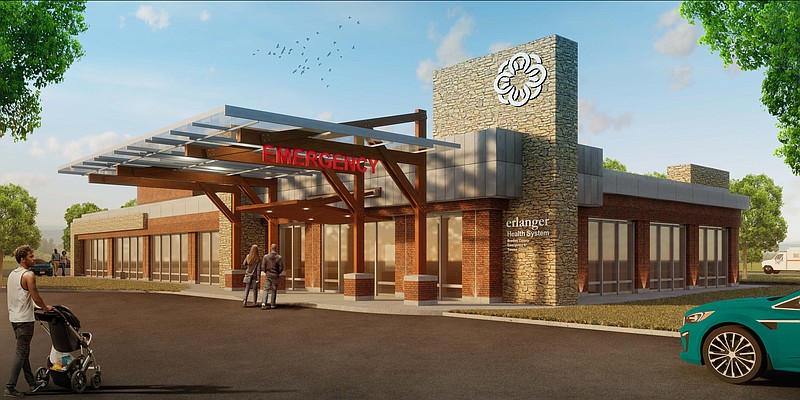 A rendering of a proposed ER in Bradley County, Tenn.