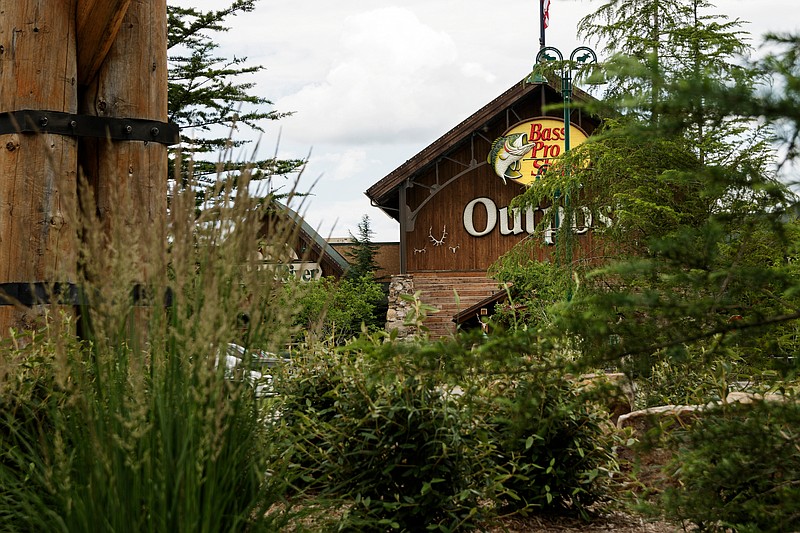 The Bass Pro Shops Outpost is located on Camp Jordan Parkway near Interstate 75 Exit 1 on Friday, June 1, 2018, in East Ridge, Tenn. Development has surged around the exit with the development of the Jordan Crossing shopping center which began with the outdoor retailer.