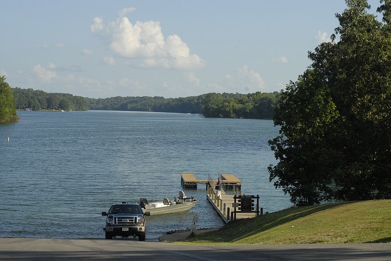This boat ramp, located inside Tims Ford State Park, has been the site of a series of burglaries and thefts from vehicles parked at recreational parks and boat ramp parking lots in Franklin County.  
