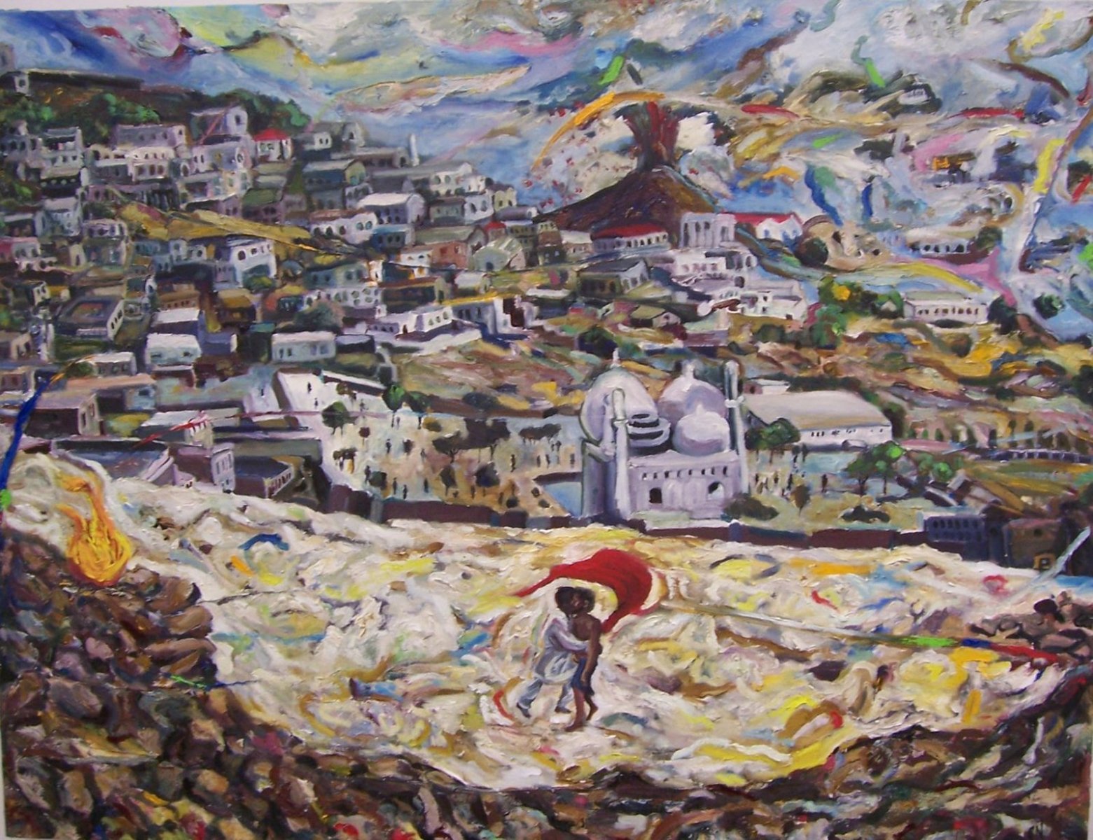 "Covered," an oil on canvas by Charlie Newton. (Photo from Charlie Newton)