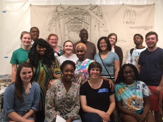 Renaissance Presbyterian Church Summer Camp volunteers pose for a group photo at AVA. (Photo from Charlie Newton)