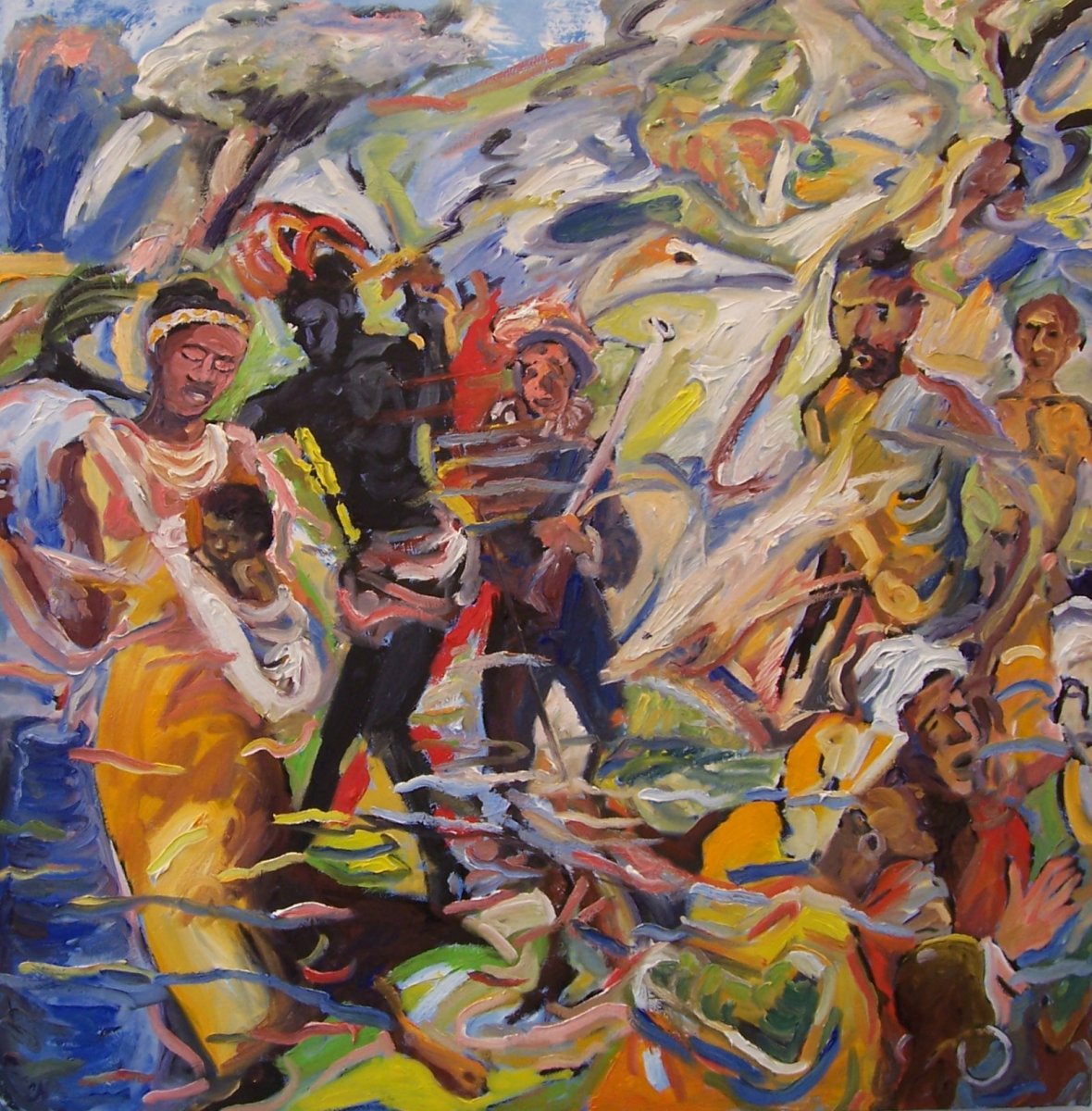 "Lost History," an oil on canvas by Charlie Newton. (Photo from Charlie Newton)