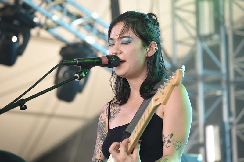 Japanese Breakfast, the solo project of Michelle Zaunder, performs on Friday afternoon during Bonnaroo.