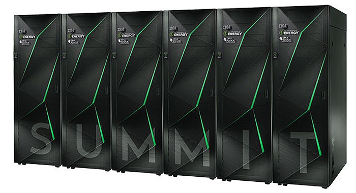 The Summit, the world's speediest supercomputer, at the Oak Ridge National Laboratory.