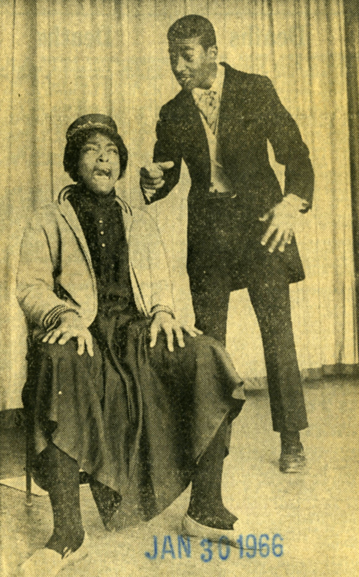 From the Times Free Press archives: HOWARD SENIOR PLAY: Rosetta Short, left, and Major Peavy are shown in a rehearsal scene from the Howard High School senior play, "Pygmalion," by George Bernard Shaw. Miss Short and Peavy appeared as Eliza Doolittle and Prof. Higgins, respectively, in the five-act comedy production, in January 1966.