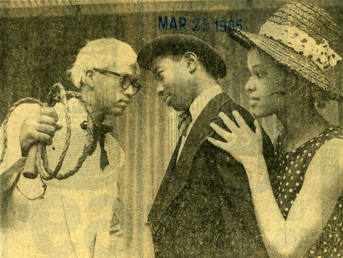 From the Times Free Press archives: HOWARD PLAY SCENE: The junior class of Howard School present[ed] "Purlie Victorius" in March 1965. Some cast members shown rehearsing a scene from the comedy are, left to right, Cornell Hayes, Major Peavy and Blondell Sneed. Admission [was] 60 cents.