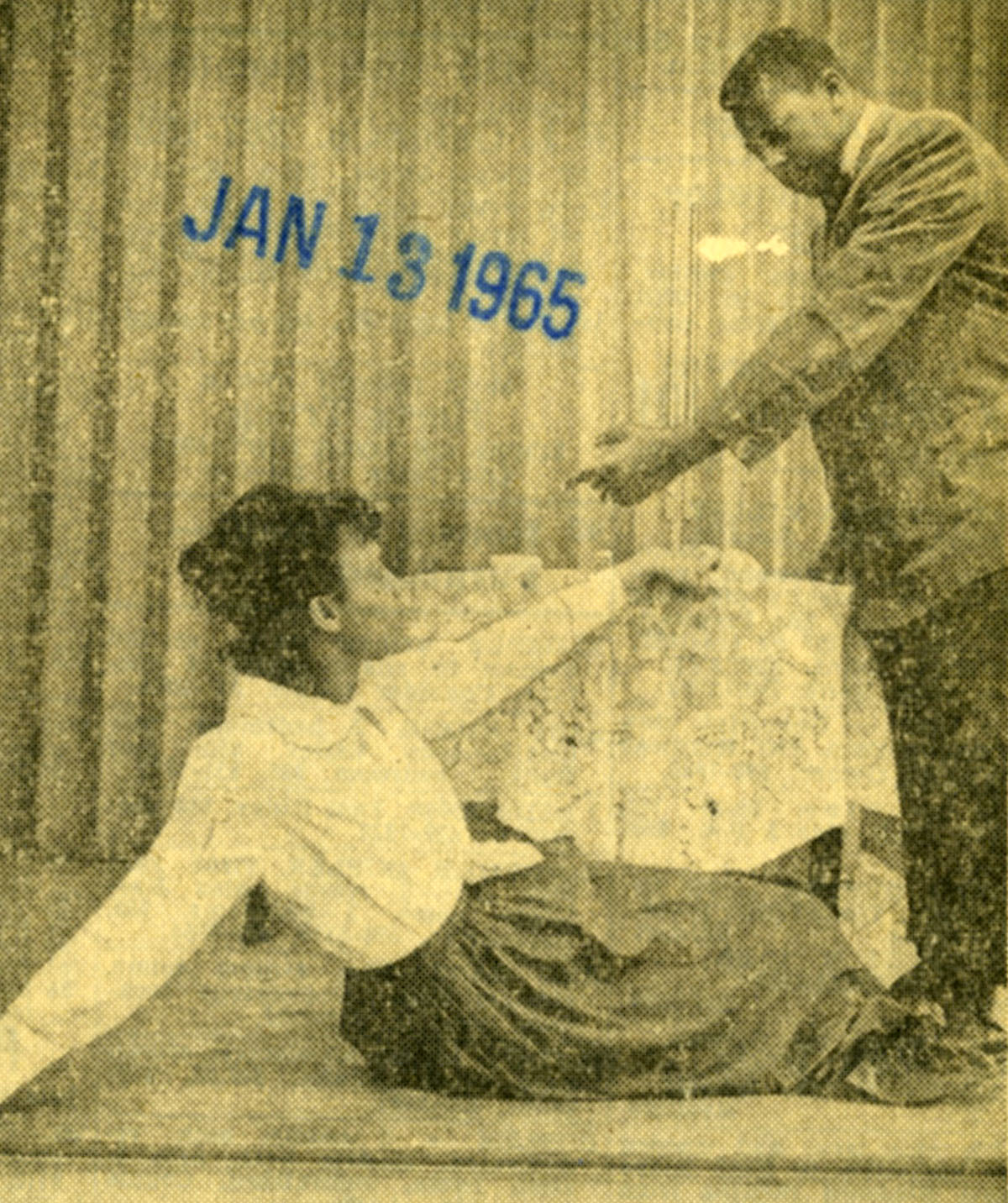 From the Times Free Press archives: HOWARD PLAY: Seniors at Howard High School present[ed] a three-act play, "the Rope Dancers" in January 1965. Sara Landrum, left, and William Craig, who play[ed] leading roles, are shown rehearsing a scene from the play. Percy Ewell [was] the director.