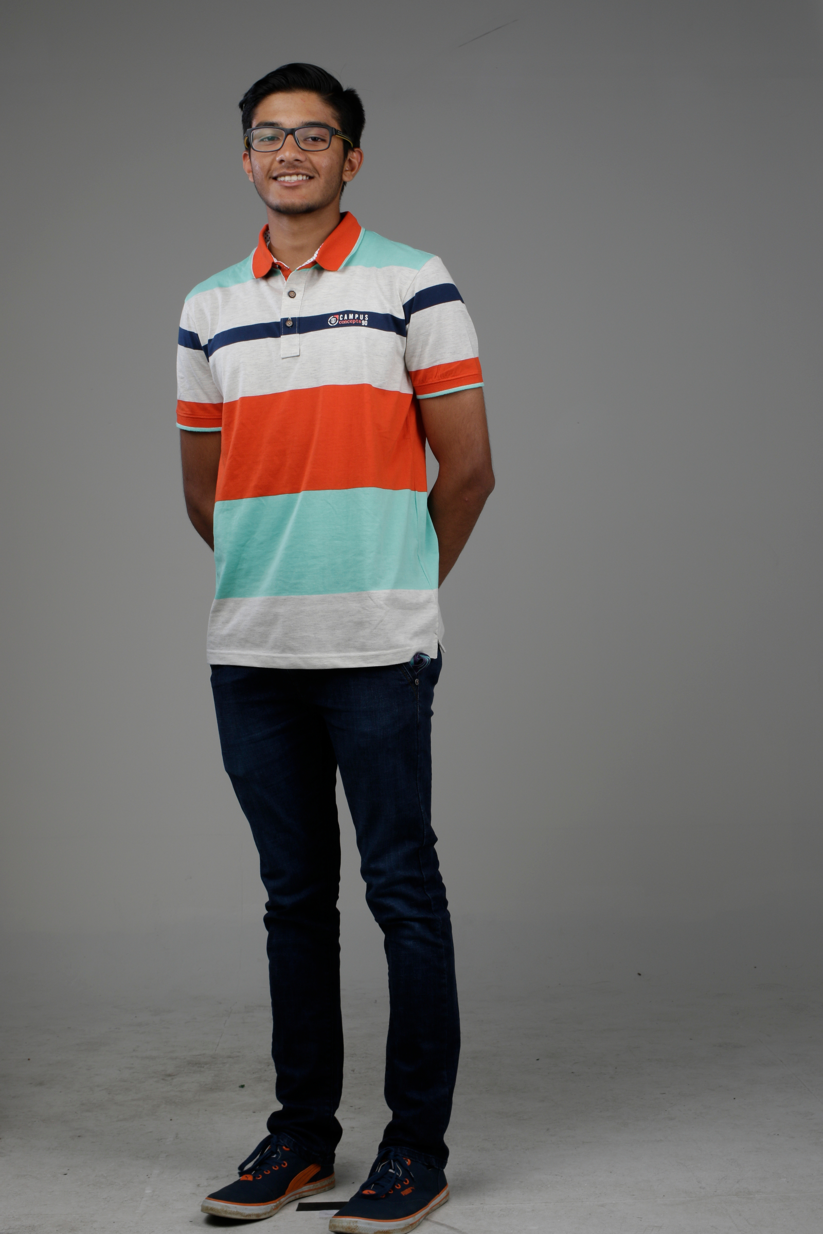 Red Bank High School valedictorian Shikhar Baheti poses for a portrait in the Times Free Press studio on Thursday, May 17, 2018, in Chattanooga, Tenn.