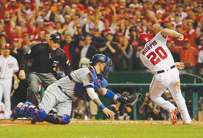 Writer and pundit Charles Krauhammer once said the way he wanted to depart this life was to be assassinated during a game at Nationals Park, where the pictured National League Division Series between the Los Angeles Dodgers and the Nationals occurred in 2016.