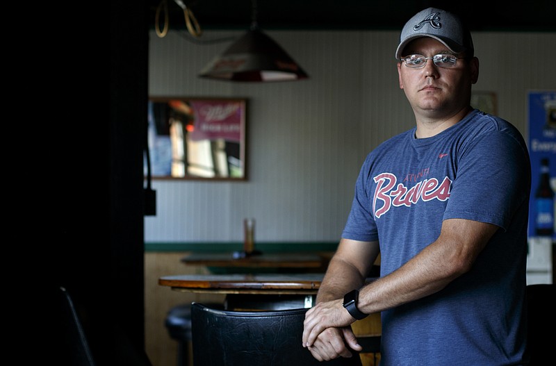 T.J. Holland poses at The Brew and Cue on Friday, June 15, 2018 in Chattanooga, Tenn.