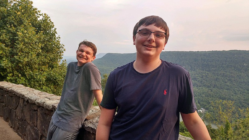 Kyle Kilpatrick, right, and Spencer Wagner are among five teams competing in the Team Tennessee Teen Cook-Off Sunday in Chattanooga Market. (Contributed Photo)