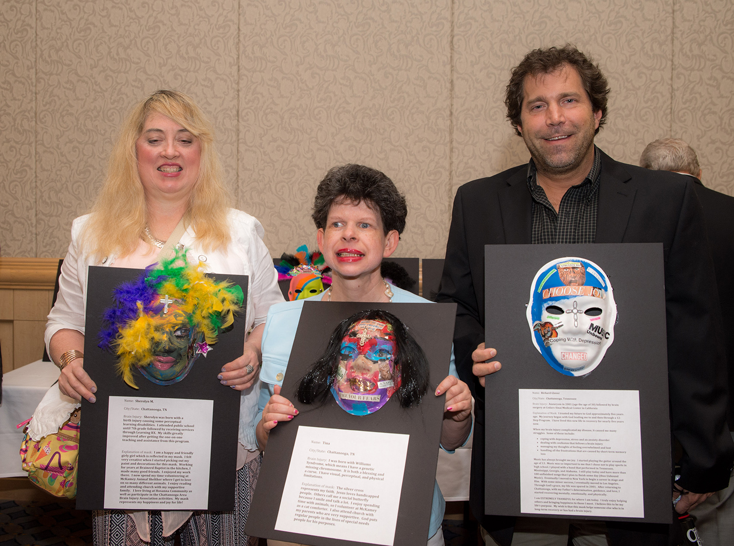 Sherolyn Miller, Christina Sattler and Richard Glove