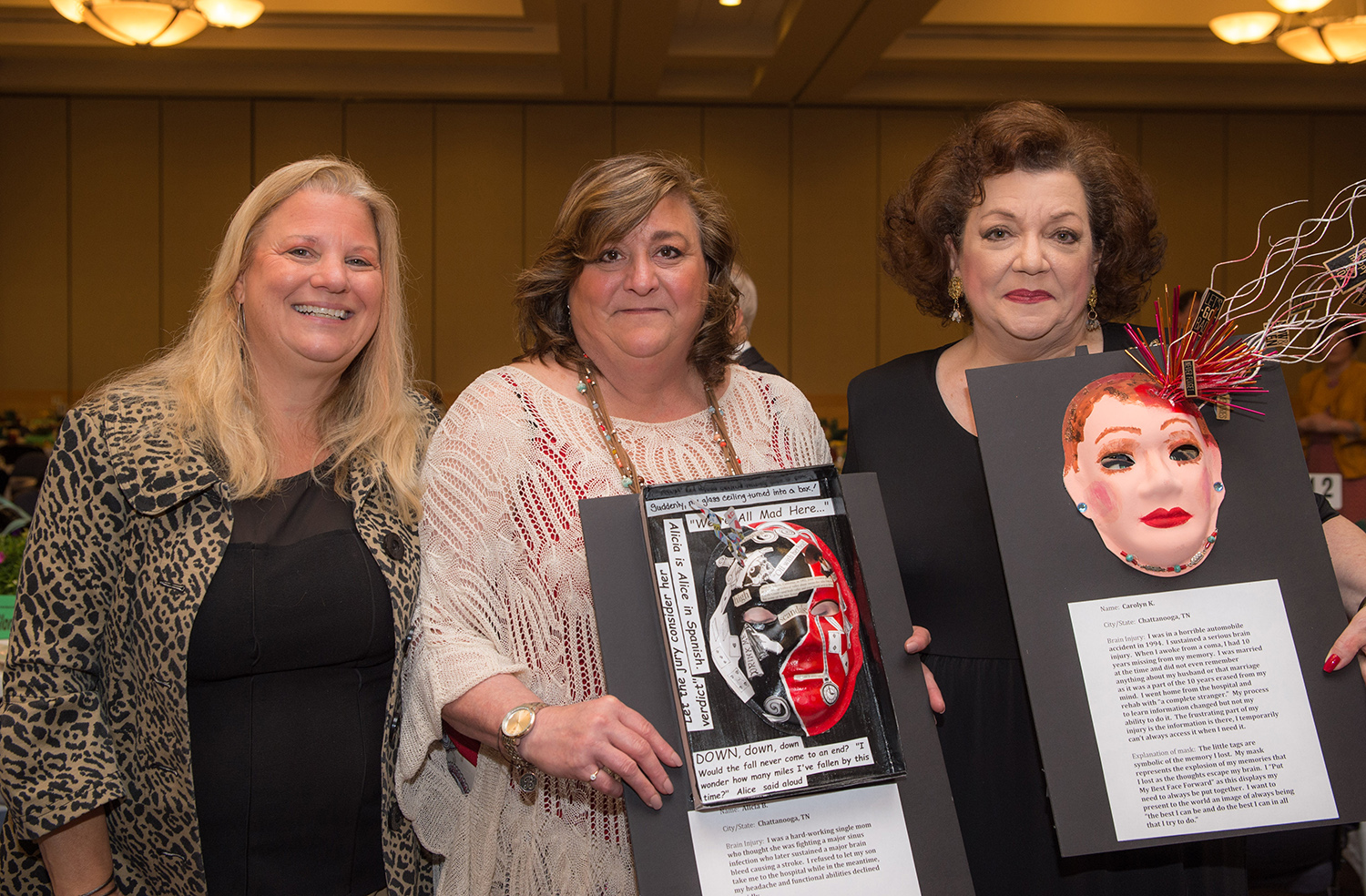 Susan DiStefano, Alicia Bennett and Carolyn Kellett