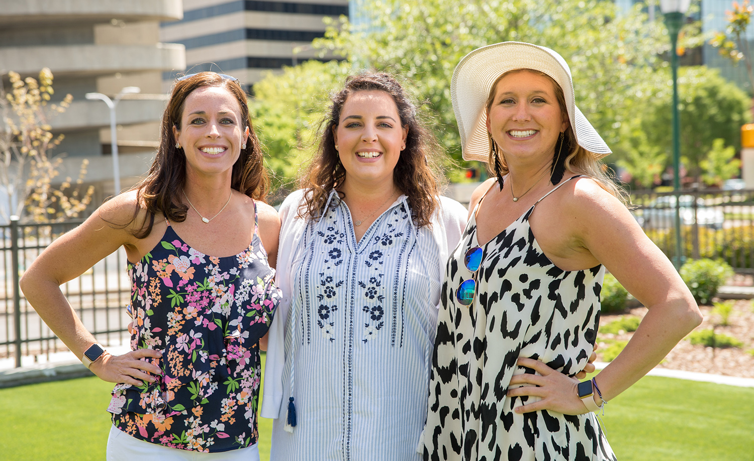 Amanda Gibbs, Emma Pare and Ashley Reid